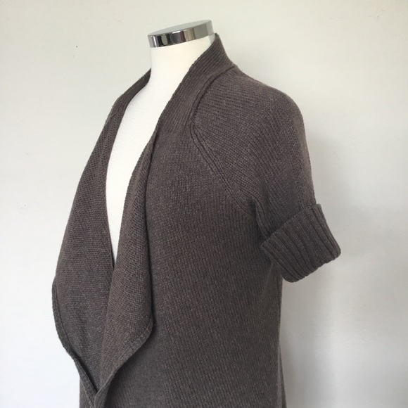 Vince Short Sleeve Open Drape Cardigan - Size XS - Picture 4 of 9